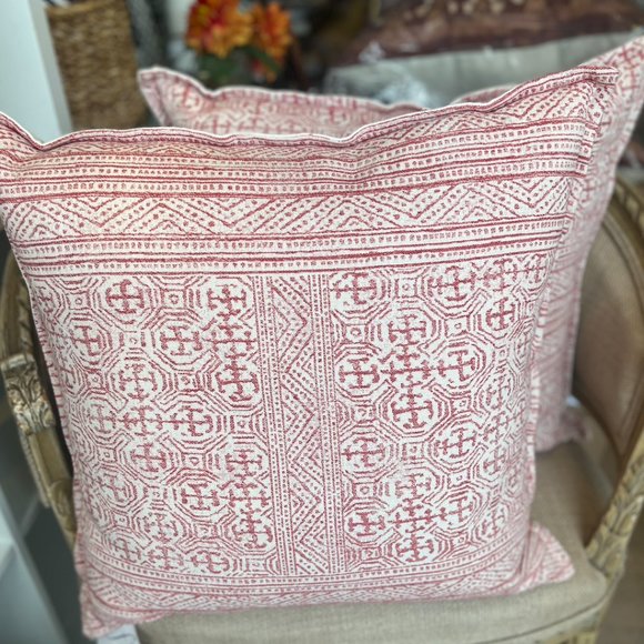 Montecito Red Pillow by Ryan Studio